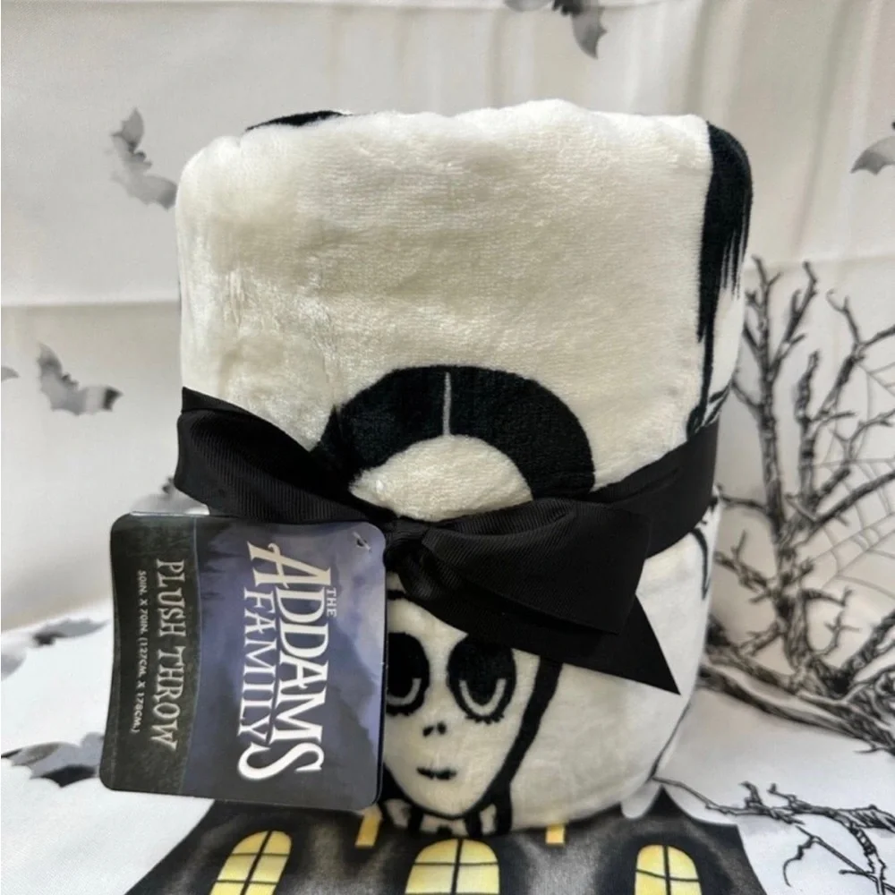 The Addams Family Plush Throw Blanket